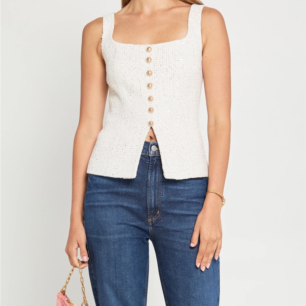 Elegant White Button-Down Women's Top